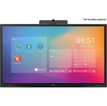 Monitor Sharp LM431 Infračervený dotykový displej 43" VA LED/3840x2160/8ms/3xHDMI/USB-C/3 x USB 3.0 /Černá
