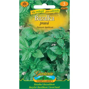 Substrát MORAVOSEED Bazalka pravá zelená, semínka