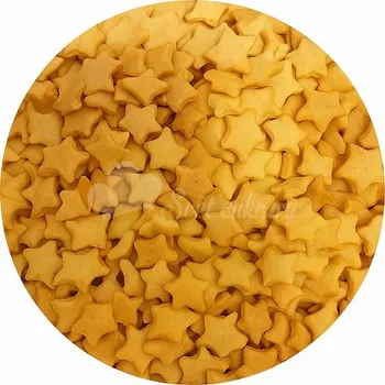 Čokoláda Cukrové zdobení hvězdičky zlaté 50g - Ostatní