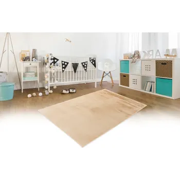 Koberec BO-MA Trading Kusový koberec RABBIT NEW almond BARVA: Béžová, ROZMĚR: 80x150 cm