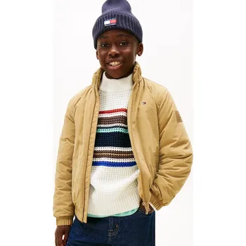 Dětská bunda Tommy Hilfiger KB0KB09852.98.122.PPY2 hnědá 82X, vel. 122