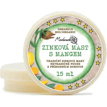 Bylinná léčivá mast Medarek B Zinková mast s mangem Velikost: 100 ml