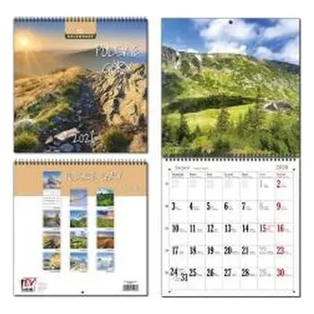 Kalendář Kalendarz 2026 30x60 13 planszowy Polskie Góry