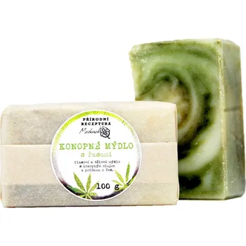 Mýdlo Medarek M Konopné mýdlo s řasami Medarek - na vlasy i tělo Velikost: 100 g