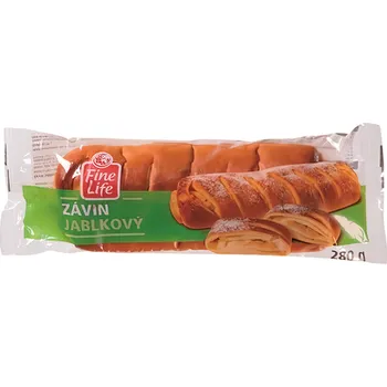 Trvanlivě pečivo Fine Life Závin jablečný 280g