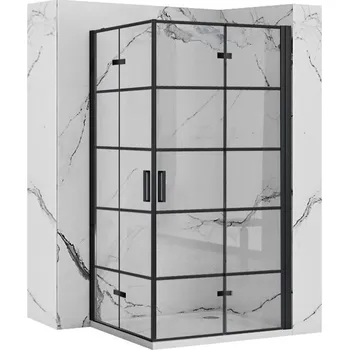 Rea Sprchová kabina Rea Molier Black Double 90x100 KPL-12012