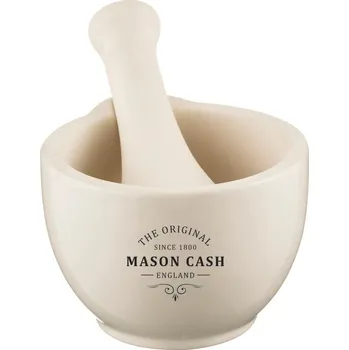 Hmoždíř Hmoždíř s tloukem HERITAGE 13 cm, krémová, keramika, Mason Cash