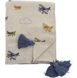 Bloomingville Plane Throw, Nature, Recycled Cotton