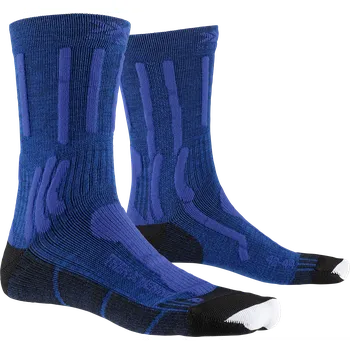 Pánské ponožky X-Bionic X-SOCKS® Trek X Merino XS-TS04S19U-A041 - blue/white 42/44