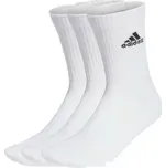 Ponožky ADIDAS-CUSH CRW 3PP-WHITE/BLACK Bílá 34/36