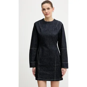 Dámské šaty Džínové šaty Calvin Klein Jeans LV047D703G námořnická modř 59X, vel. XS