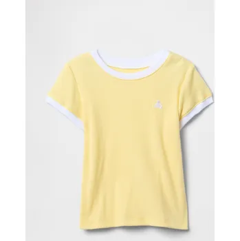 GAP Dívčí Baby žebrované tričko GAP Žlutá 86 (2748560)