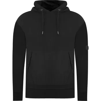 Pánská mikina Firetrap Hybrid Hoodie Black L