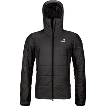 Pánská bunda Ortovox Swisswool Zinal Jacket M Velikost: M / Barva: černá/šedá
