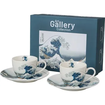 Velká vlna – sada 2 šálků na espresso