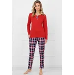 Dámské pyžamo Italian Fashion Rugia - bavlna Červená L