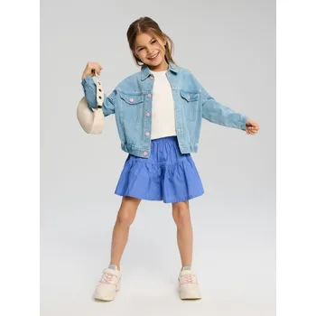 Dívčí oblečení Sinsay - Bunda Stitch - modrá - 8703C-05J - 8703C-05J-116-2