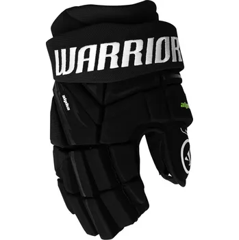 Hokejové rukavice Hokejové rukavice Warrior Alpha Deluxe LT Black Junior 10 palců
