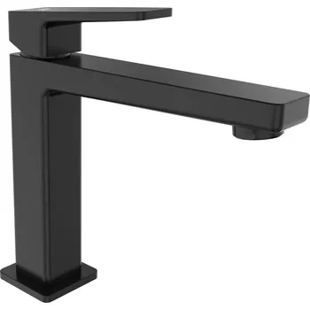 Vodovodní baterie Sapho TURSI stojánková umyvadlová baterie bez výpusti, výška 190mm, černá mat