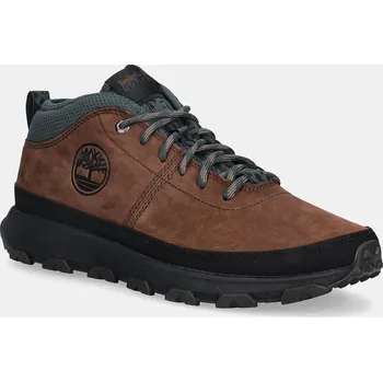 Pánské tenisky Kožené boty Timberland Winsor Trail Mid Lace TB0A41X7W071 hnědá 88X, EUR 46