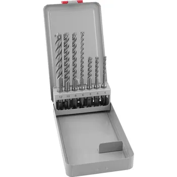 Vrták NÁSTROJE CZ Sada vrtáků MIDL4 SDS-plus 7dílná 2b. 5,6,8x110/45 a 6,8,10,12x160/95 - MIDL4-SV-05