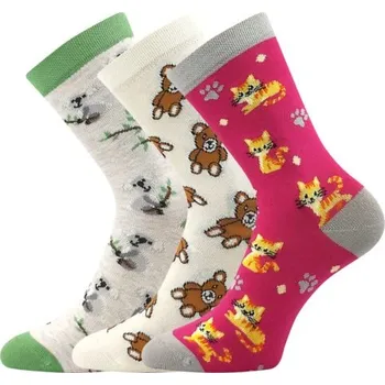3PACK dětské ponožky Boma vícebarevné (057-21-43 XVII - mix D) 30/34 Možnost vrácení zboží ZDARMA do 120 dnů!