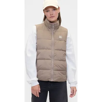 Dámská vesta GAP ColdControl prošívaná vesta GAP šedá | kaki 3465485