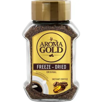 Káva Aroma Instant Gold sklo 100 g
