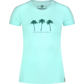 Modré dámské bavlněné tričko COASTLINE - 36