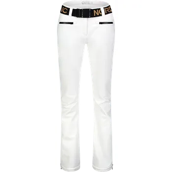 Snowboardové kalhoty Bílé dámské softshellové lyžařské kalhoty MELLEABLE - 40