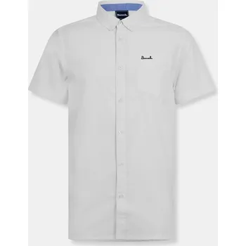 Pánská košile Bench Short-Sleeve Plain Shirt White L