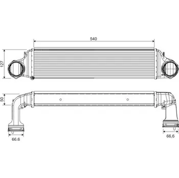 Chladič motoru Chladič turba VALEO 818715