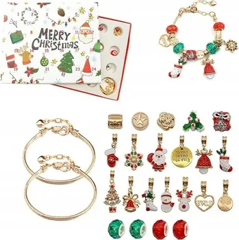 Vánoční dekorace 1M.cz Adventní kalendář pro ženy / slečny / dámy / holky 17 cm vícebarevná