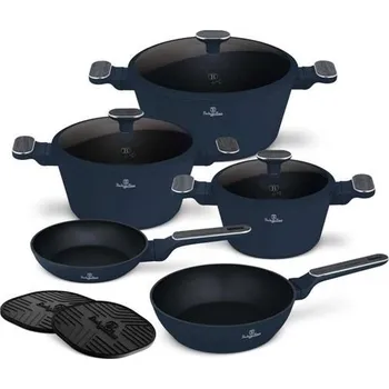Hrnec Sada nádobí Berlingerhaus s titanovým povrchem 10 ks Deep Sea Collection
