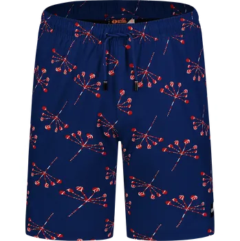 Pánské plavky Tmavě modré pánské koupací šortky ATLANTIC - XXXL