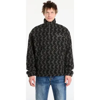 Pánská mikina Mikina Karl Kani Metal Signature Monogram Teddy Troyer Black L