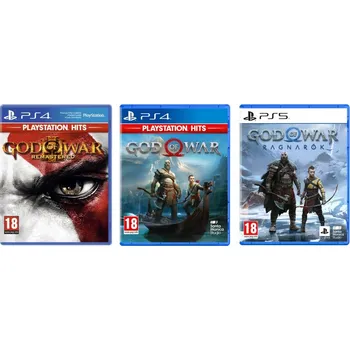 Hra pro PlayStation 4 God of War III Remastered PS HITS (PS4) + God of War PS HITS (PS4) + God of War Ragnarok (PS5)