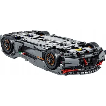 autíčko Sada kostek Autíčko Sportovní Šedé 1512ks