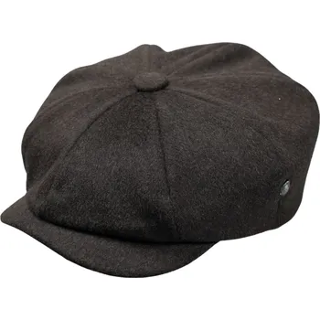 Čepice City Sport Caps Pánská hnědá zimní vlněná bekovka City Sport Velikost: 58 cm