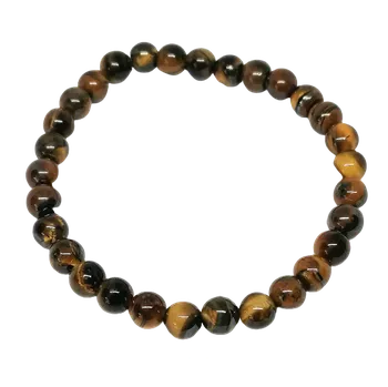 Náramek Tygří oko – náramek 6 mm | Síla, odvaha a ochrana