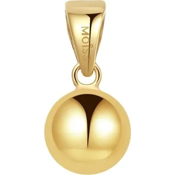 Přívěsek Stříbrný přívěšek zlacená kulička STRZ1534F