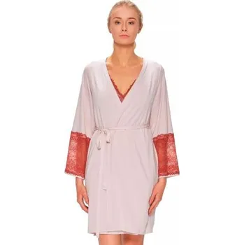 Dámské noční prádlo Dámský župan 54/2-206V/113 FABIO růžová světlá S/M