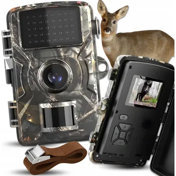 Bezpečnostní kamera Lesní kamera Fotopast Lovecká Ip66 Senzor Pohybu IR Noční Režim 1080p