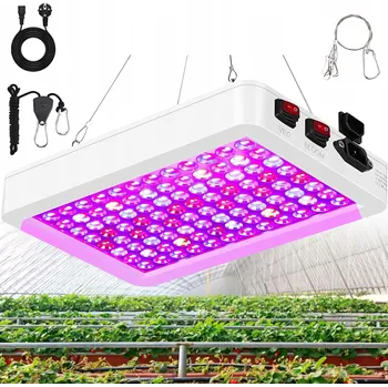 Osvětlení pro růst rostliny LED Lampa pro Růst Rostlin Pěstební Světlo 216 LED Vodotěsné