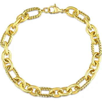 Náramek Pozlacený ocelový náramek - Meucci DS438