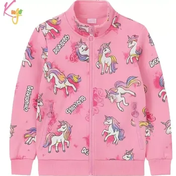 Dívčí mikina Teplá dívčí mikina Kugo GM9771 růžová