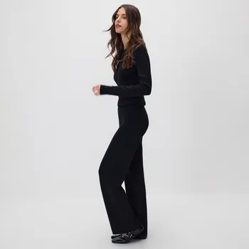 Dámský kabát Reserved - Třpytivé tregíny - černý - 258HI-99L - 258HI-99L-S