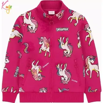 Dívčí mikina Teplá dívčí mikina Kugo GM9771 malinová