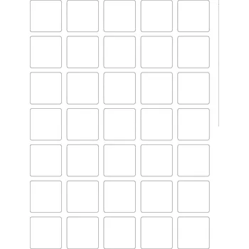 Samolepící etiketa Samolepicí etikety 30 x 30 mm, 54 etiket, A4, 100 listů