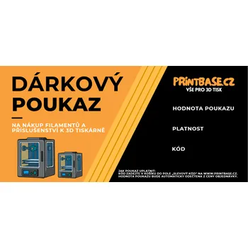 Čokoláda Dárkový poukaz 3000Kč – elektronický (PDF)